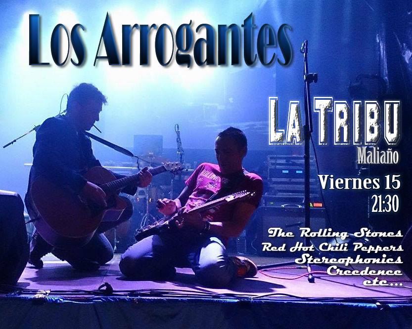 Concierto de Los Arrogantes en la Tribu de Maliaño