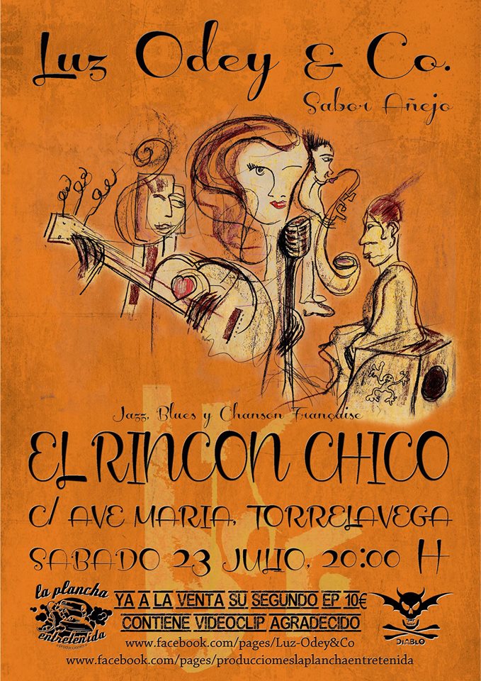 Concierto de Luz Odey y Co en el Rincon de Chico en Torrelavega