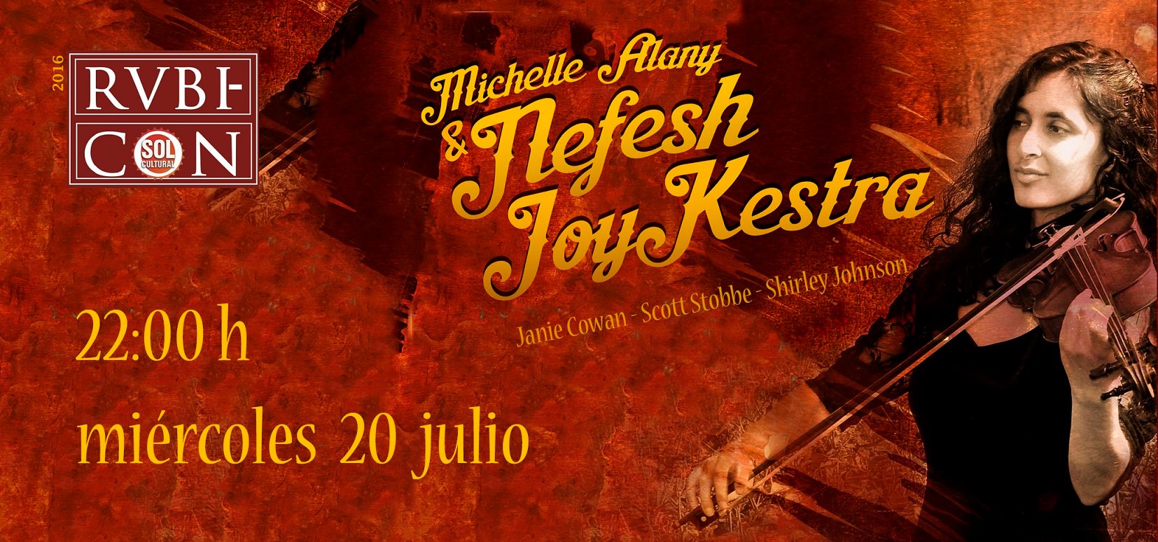 Concierto de MICHELLE ALANY y NEFESH JOYKESTRA en el Rvbicon en Santander