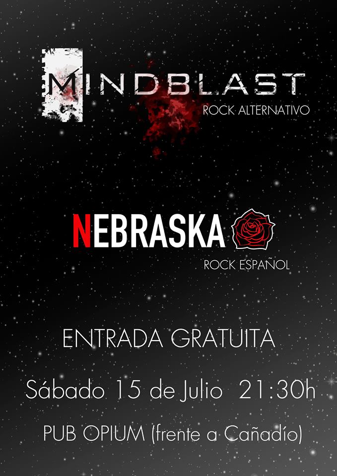 Concierto de Mindblast y Nebraska en el Opium en Santander