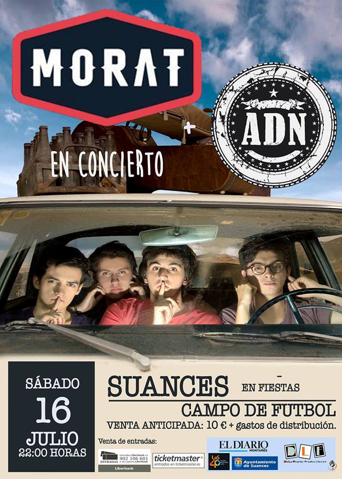 Concierto de Morat y ADN en Suances