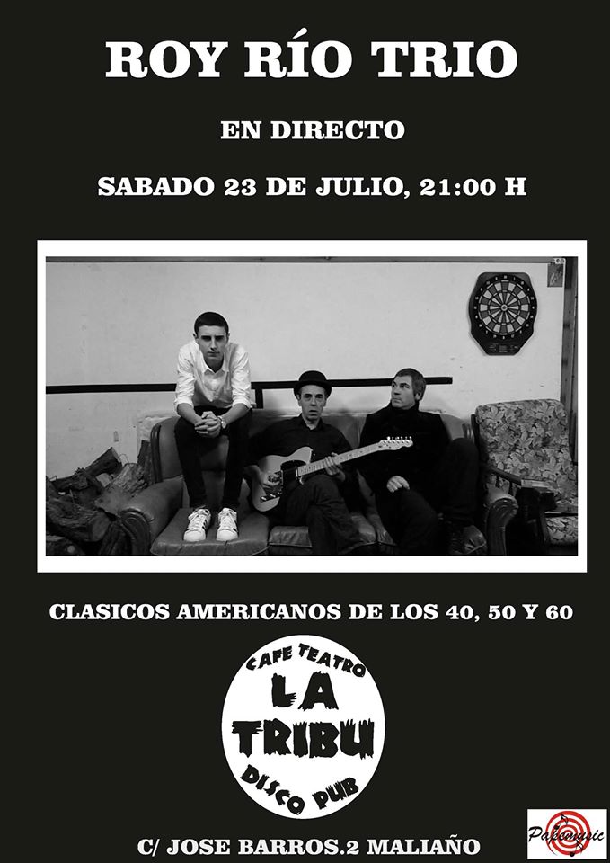 Concierto de Roy Rio Trio en La Tribu de Maliaño