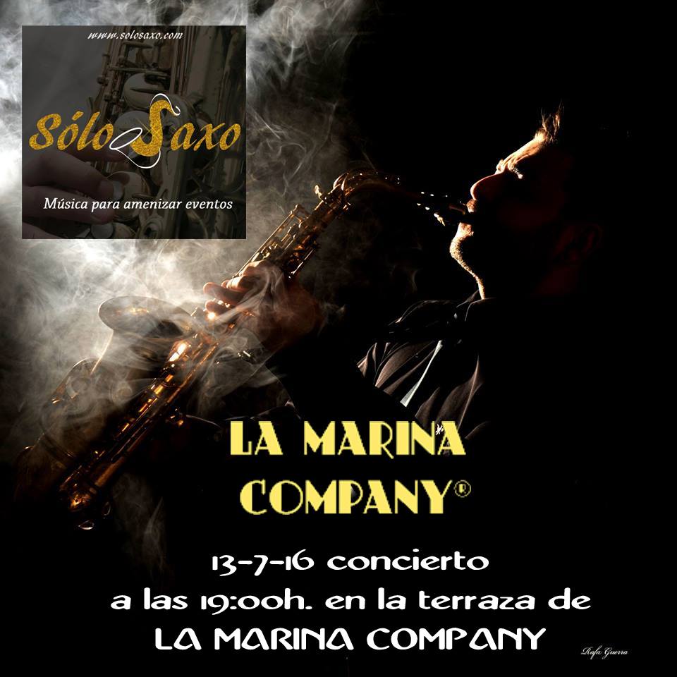 Concierto de Solo Saxo en La Marina Company de Laredo
