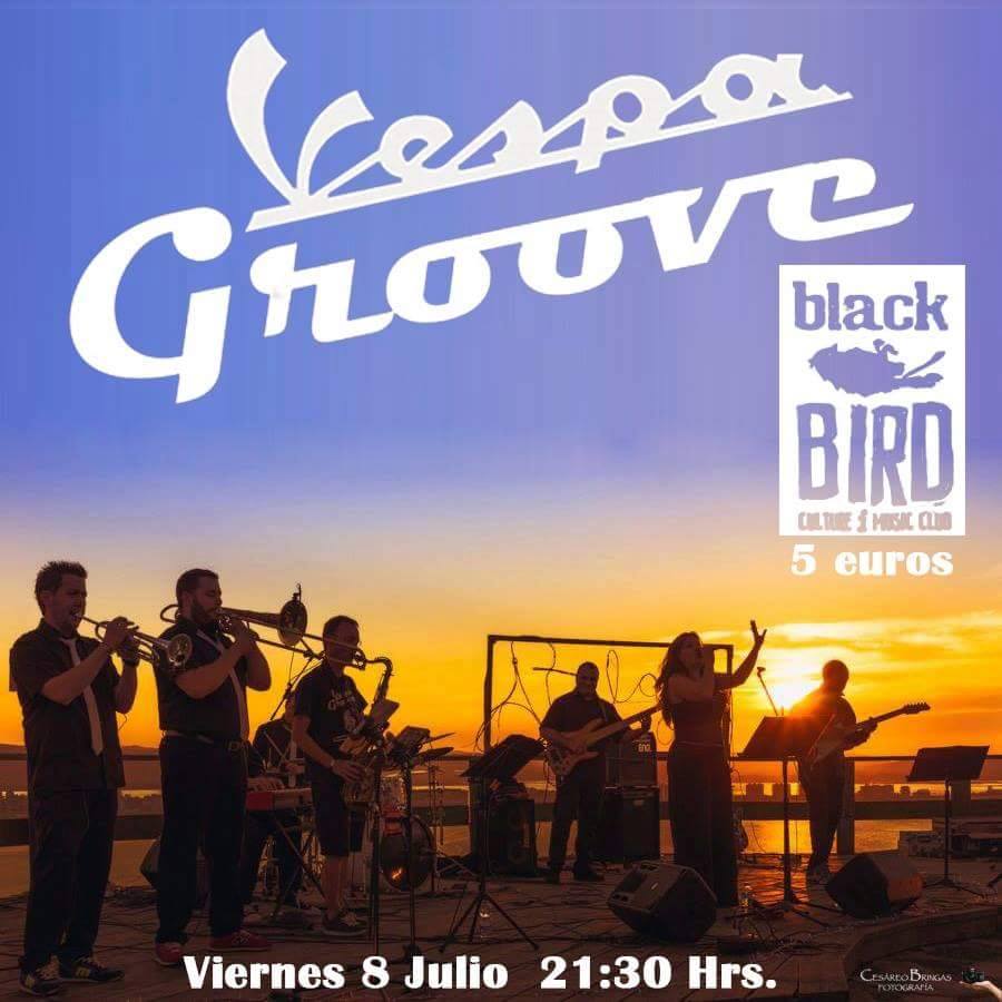 Concierto de Vespa Groove en el Black Bird de Santander