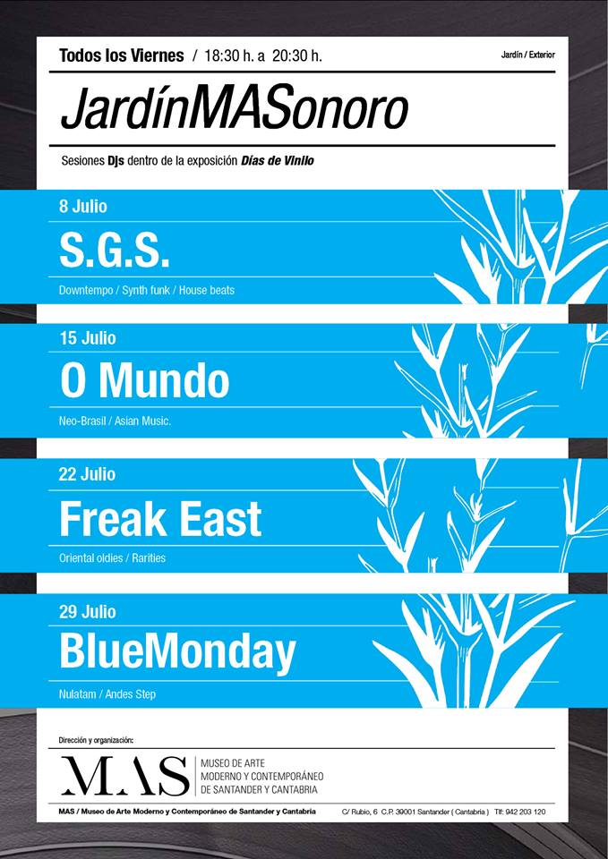 Exposicion y sesion de Dj en el MAS en Santander