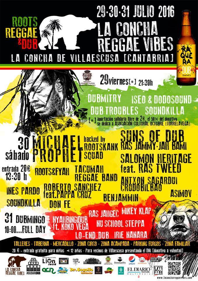 Festival La Concha Reggae Vibes en Villaescusa 2016