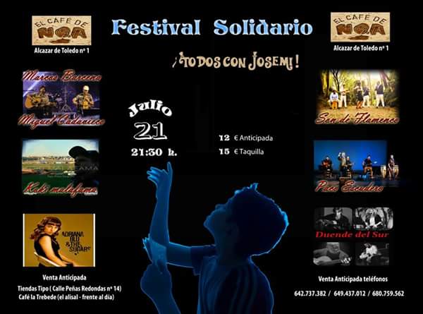 Festival solidario en el Cafe de Noa en Santander