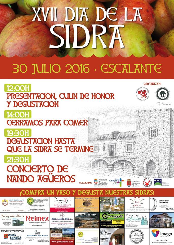 Fiesta dia de la sidra en Escalante