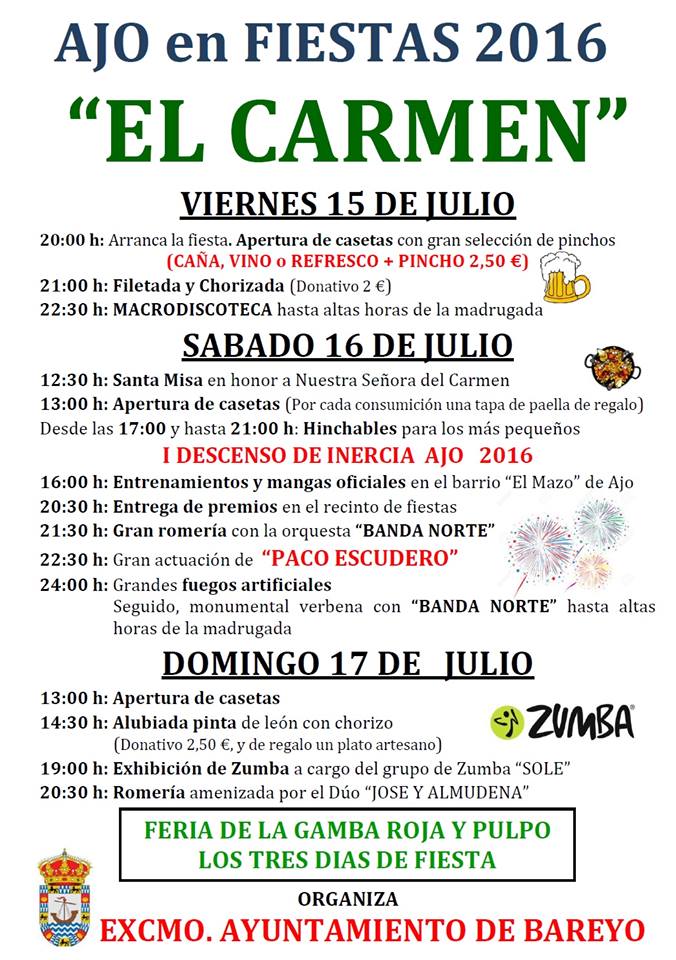 Fiestas de El Carmen en Ajo 2016
