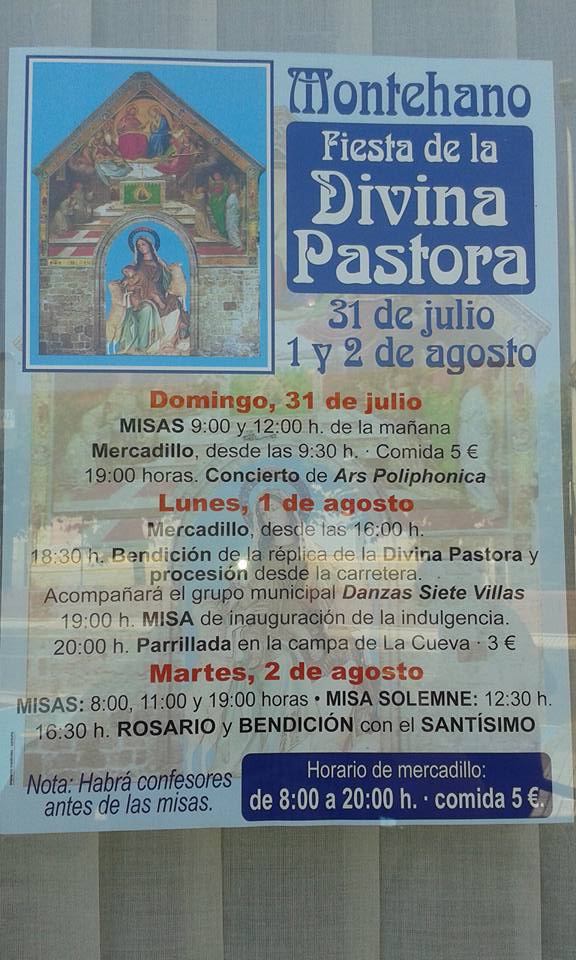 Fiestas de La Divina Pastora en Montehano 2016