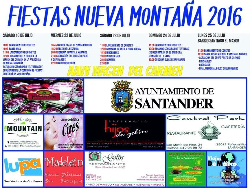 Fiestas de Nueva Montaña 2016