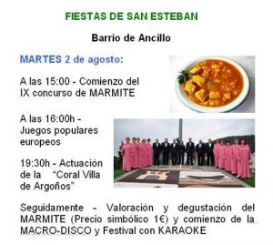 Fiestas de San Esteban en Argoños 2016