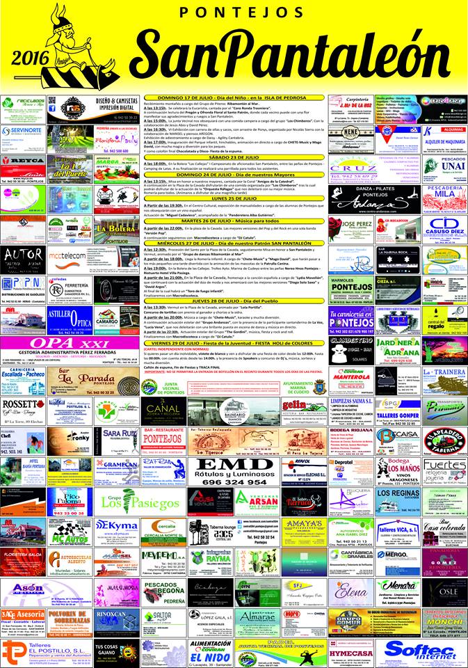 Fiestas de San Pantaleon en Pontejos 2016