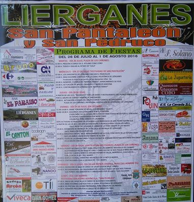 Fiestas de San Pantaleon y San Pedruco en Lierganes 2016
