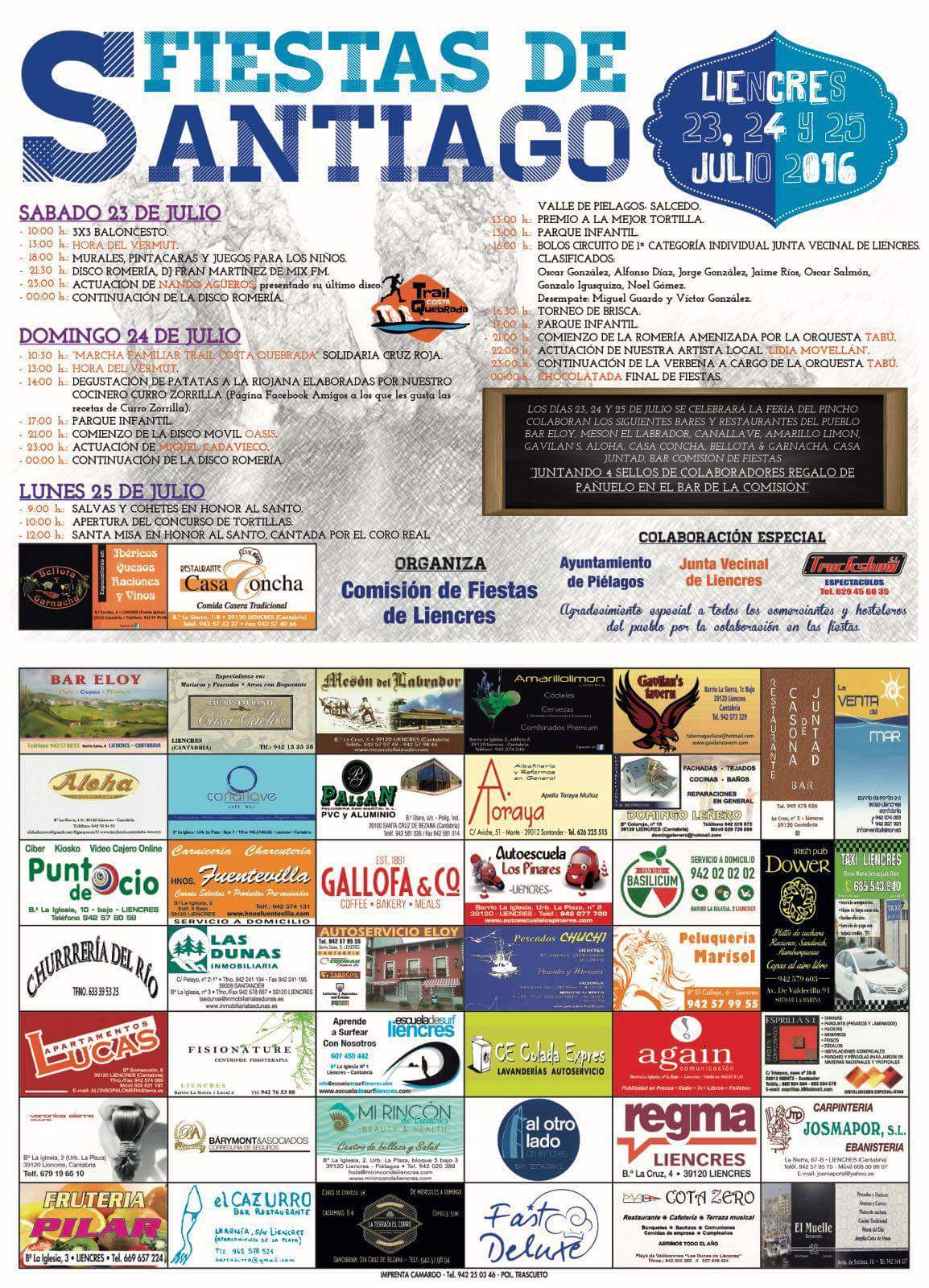 Fiestas de Santiago en Liencres 2016