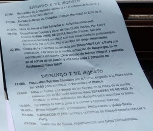 Fiestas de la Virgen de las Nieves y El Salvador en Las Higueras en Soto de la Marina - copia