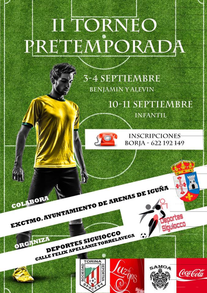 Torneo de Futbol de Pretemporada en Arenas de Iguña 2016