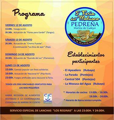 Actuaciones y Feria del Molusco en Marina de Cudeyo