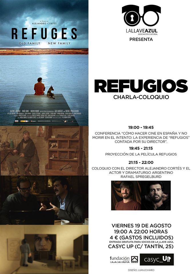 Charla coloquio y Pelicula Refugios en Casyc en Santander