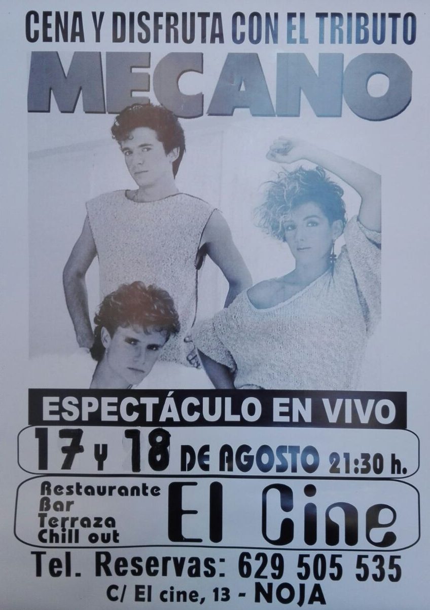 Concierto Tributo a Mecano en El Cine de Noja