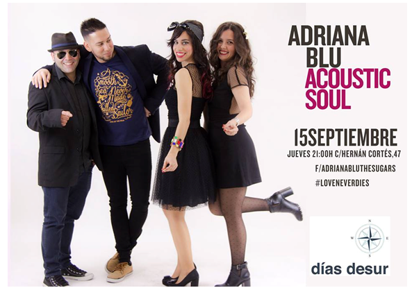 Concierto de Adriana Blu en Dias Desur en Santander