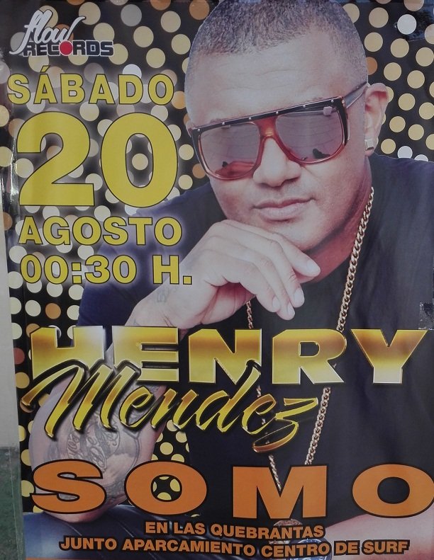Concierto de Henry Mendez en Somo