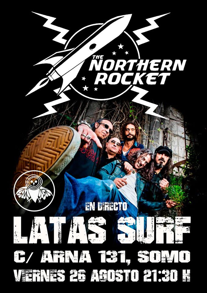 Concierto de The Northern Rockets en Latas Surf en Somo