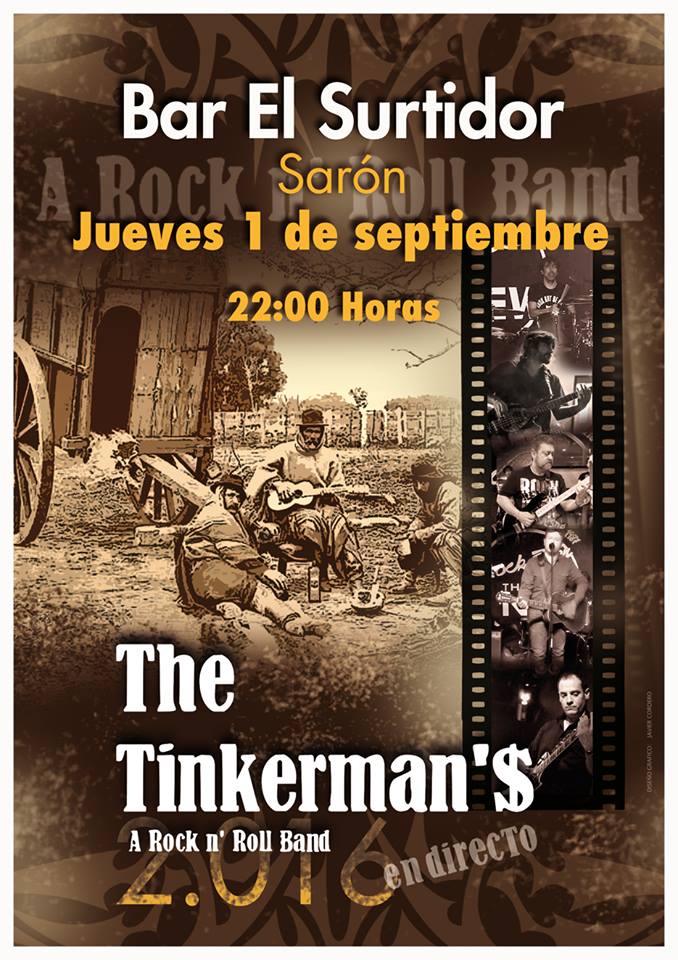 Concierto de The Tinkermans en el Surtidor de Sarón