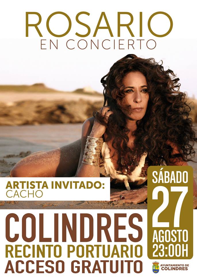 Concierto gratuito de Rosario en Colindres