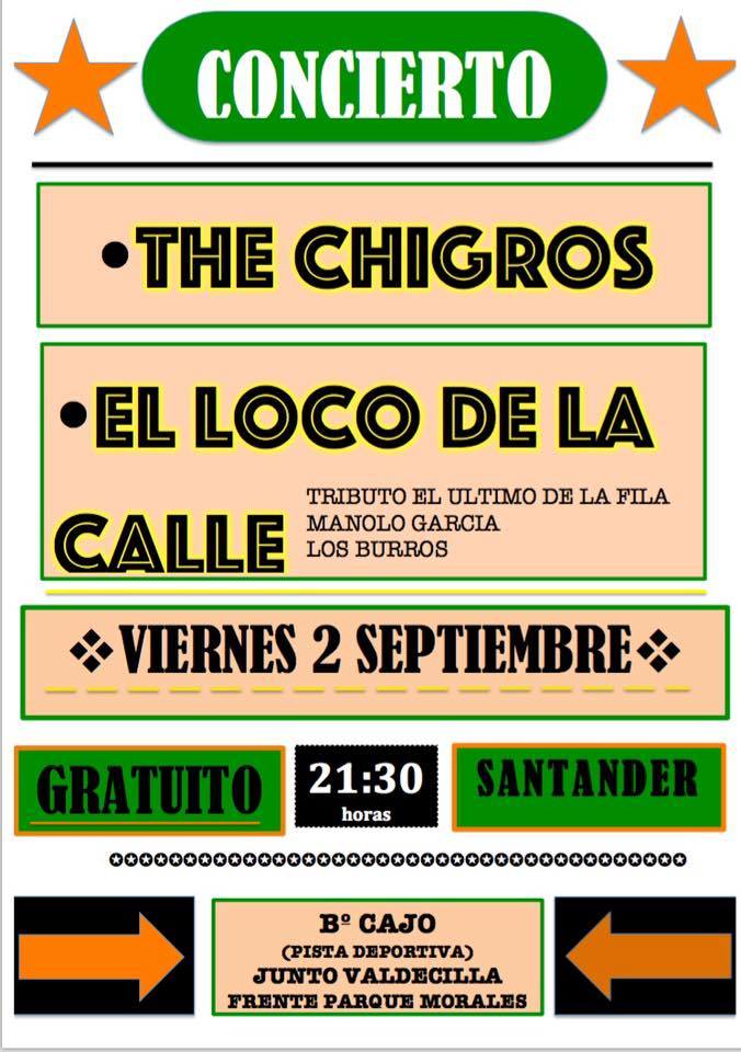Concierto y Chorizada en Cajo en Santander