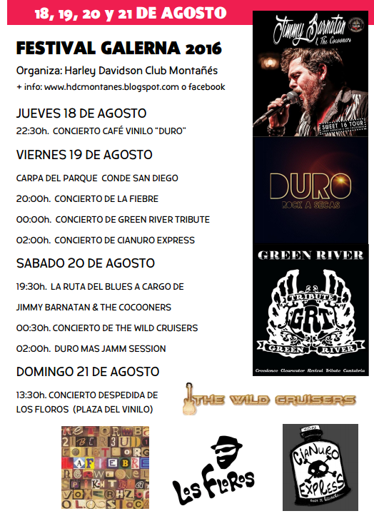 Festival Galerna 2016 en Cabezon de la Sal