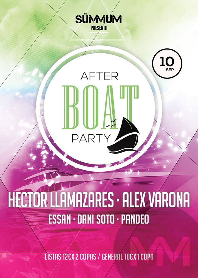 Fiesta After Boat Party en Summum en Santander