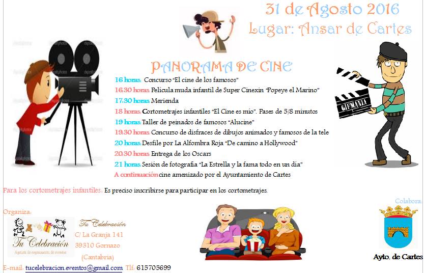 Fiesta Panorama de Cine en Cartes