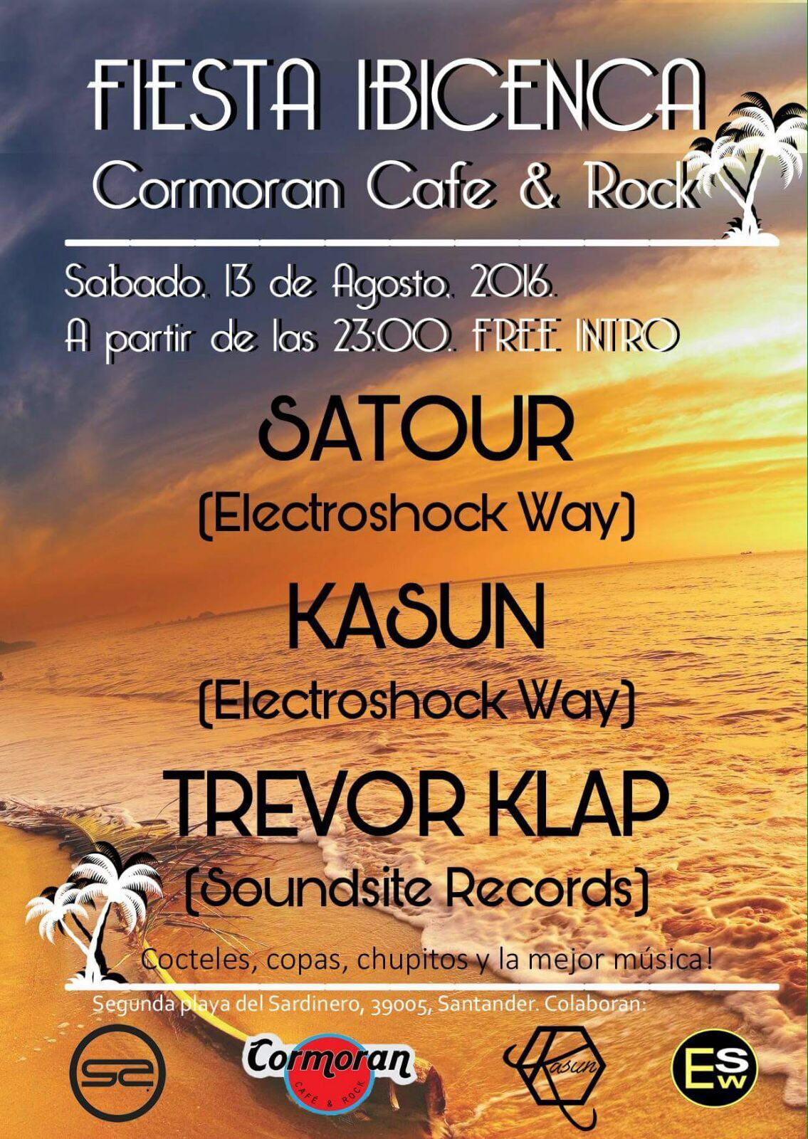 Fiesta ibicenca en el Cormoran Cafe y Rock en Santander