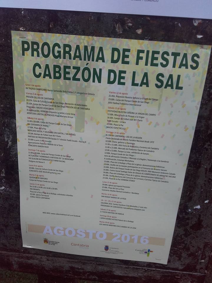 Fiestas de Cabezon de la Sal 2016