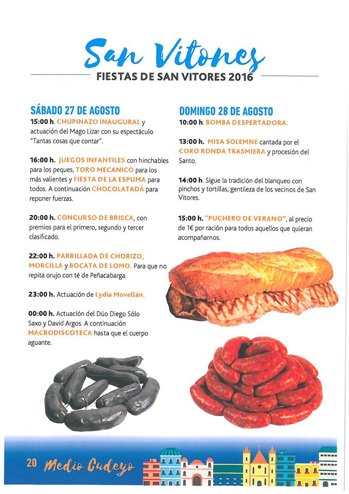 Fiestas de San Vitores en Medio Cudeyo 2016