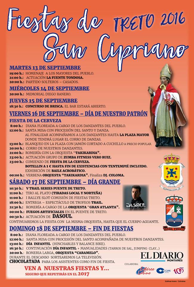 Fiestas de San Cipriano en Treto 2016