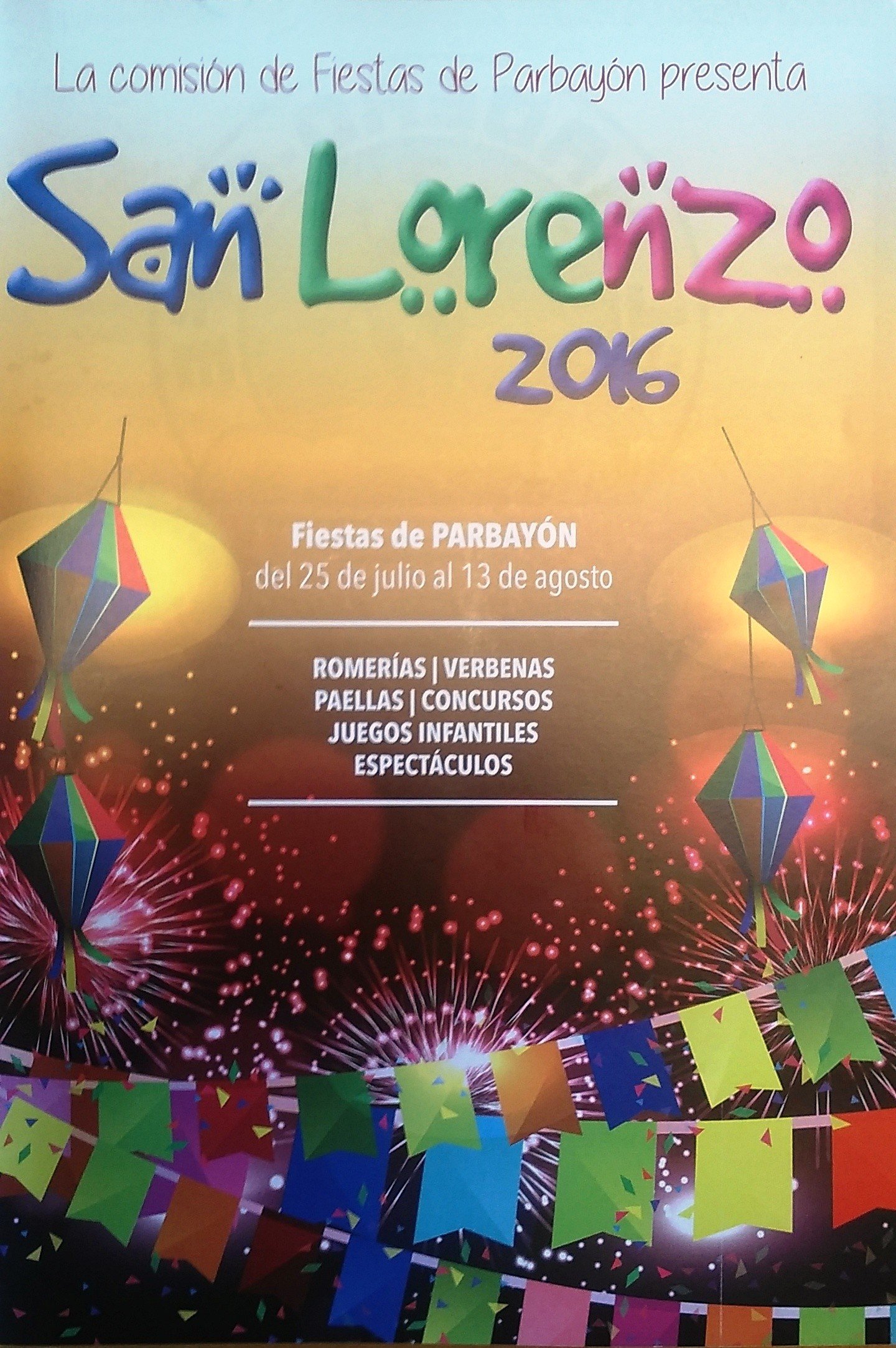 Fiestas de San Lorenzo en Parbayon 2016