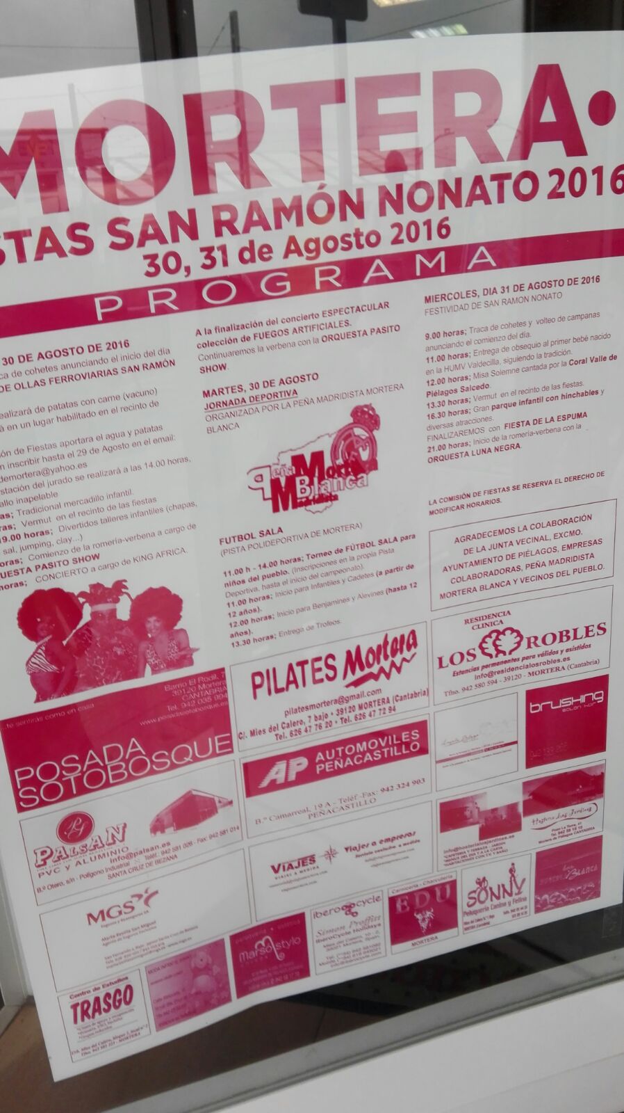 Fiestas de San Ramón Nonato en Mortera 2016