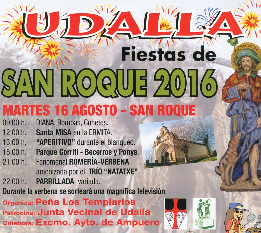 Fiestas de San Roque en Udalla 2016