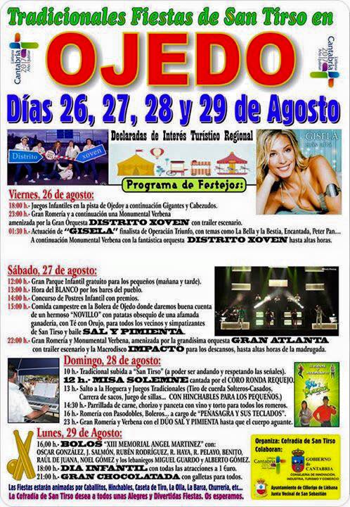 Fiestas de San Tirso en Ojedo 2016