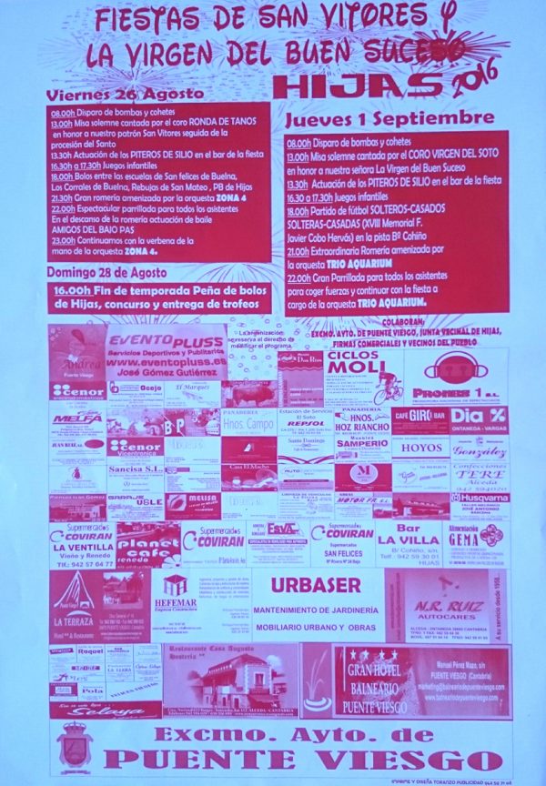 Fiestas de San Vitores en Hijas 2016