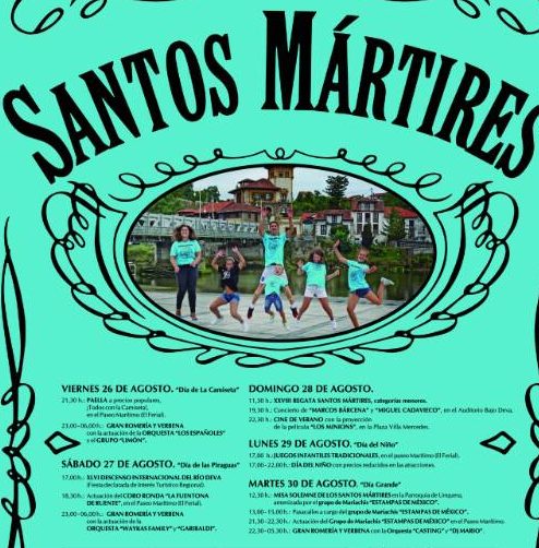 Fiestas de Santos Martires en Unquera y Bustio 2016
