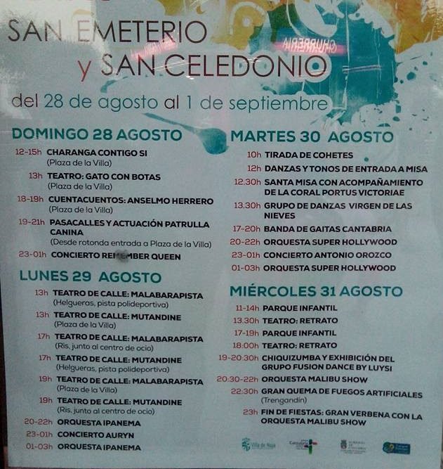 Fiestas de los Santos Martires en Noja 2016