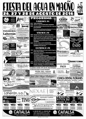 Fiestas del Agua en Maoño 2016