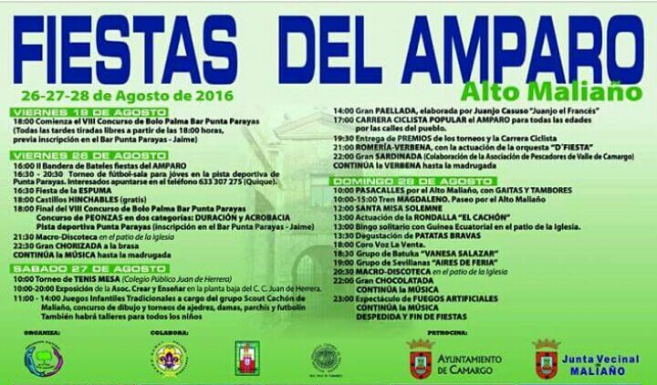 Fiestas del Amparo en el Alto de Maliaño 2016