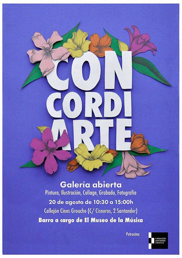 Muestra de Arte Concodiarte en Groucho en Santander