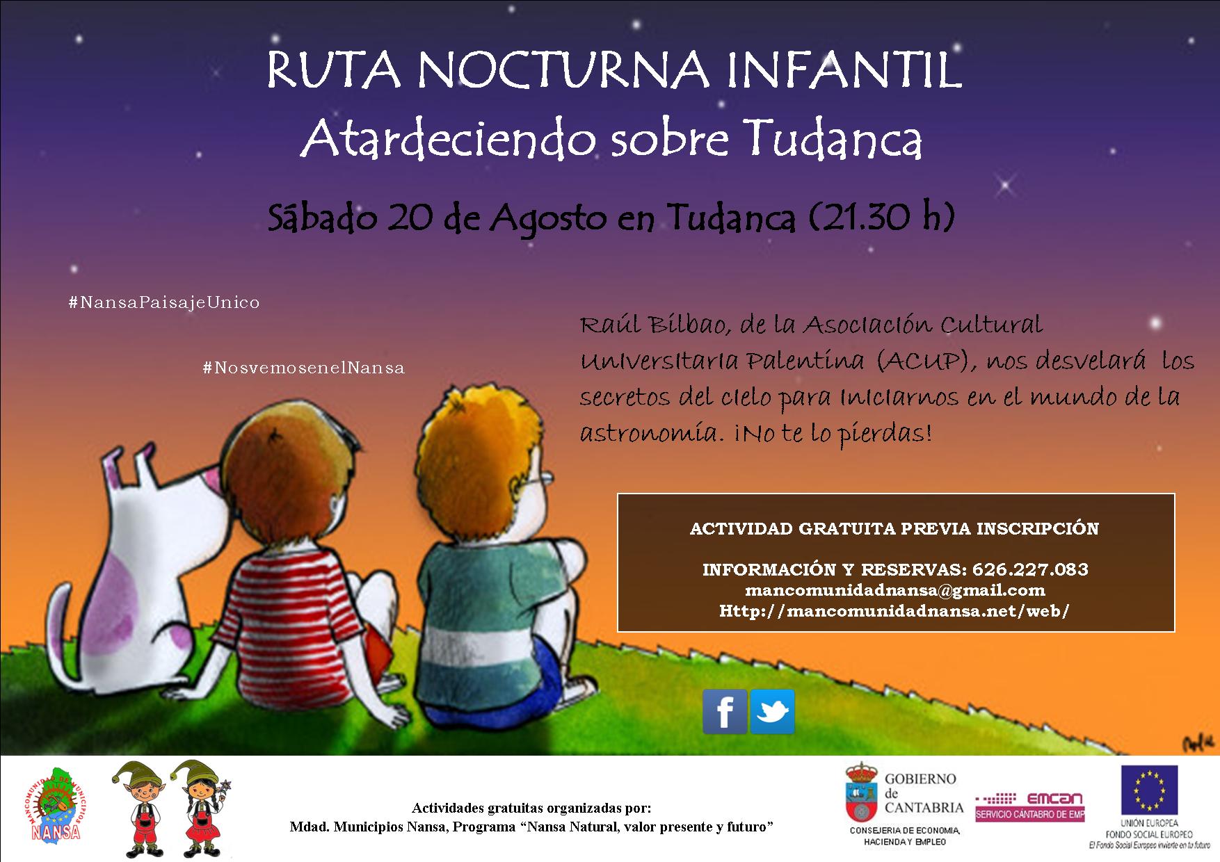 Rutas nocturnas gratuitas en el Nansa