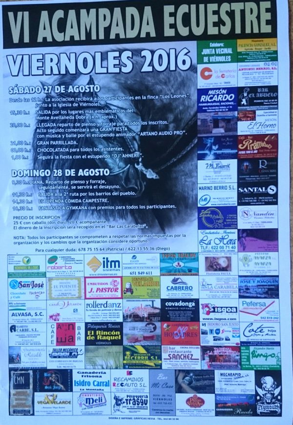 VI Acampada Ecuestre en Viernoles 2016