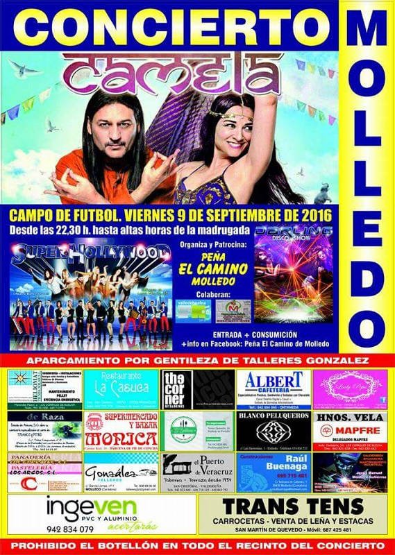 Concierto de Camela en Molledo